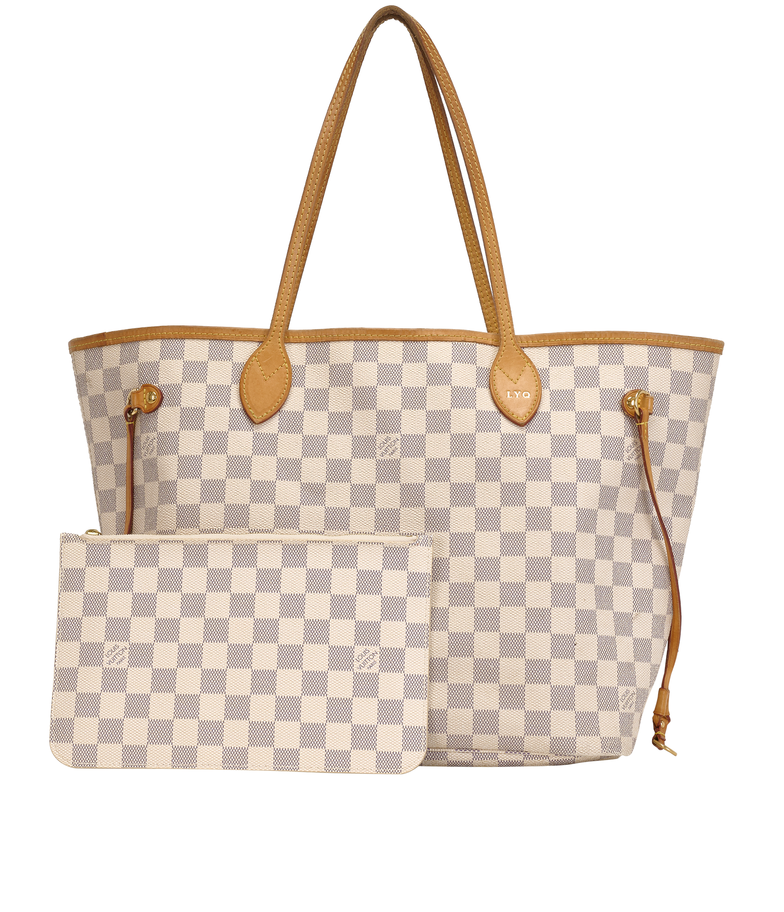 Neverfull MM, &pound;695, Handbags, White, Canvas, Other view